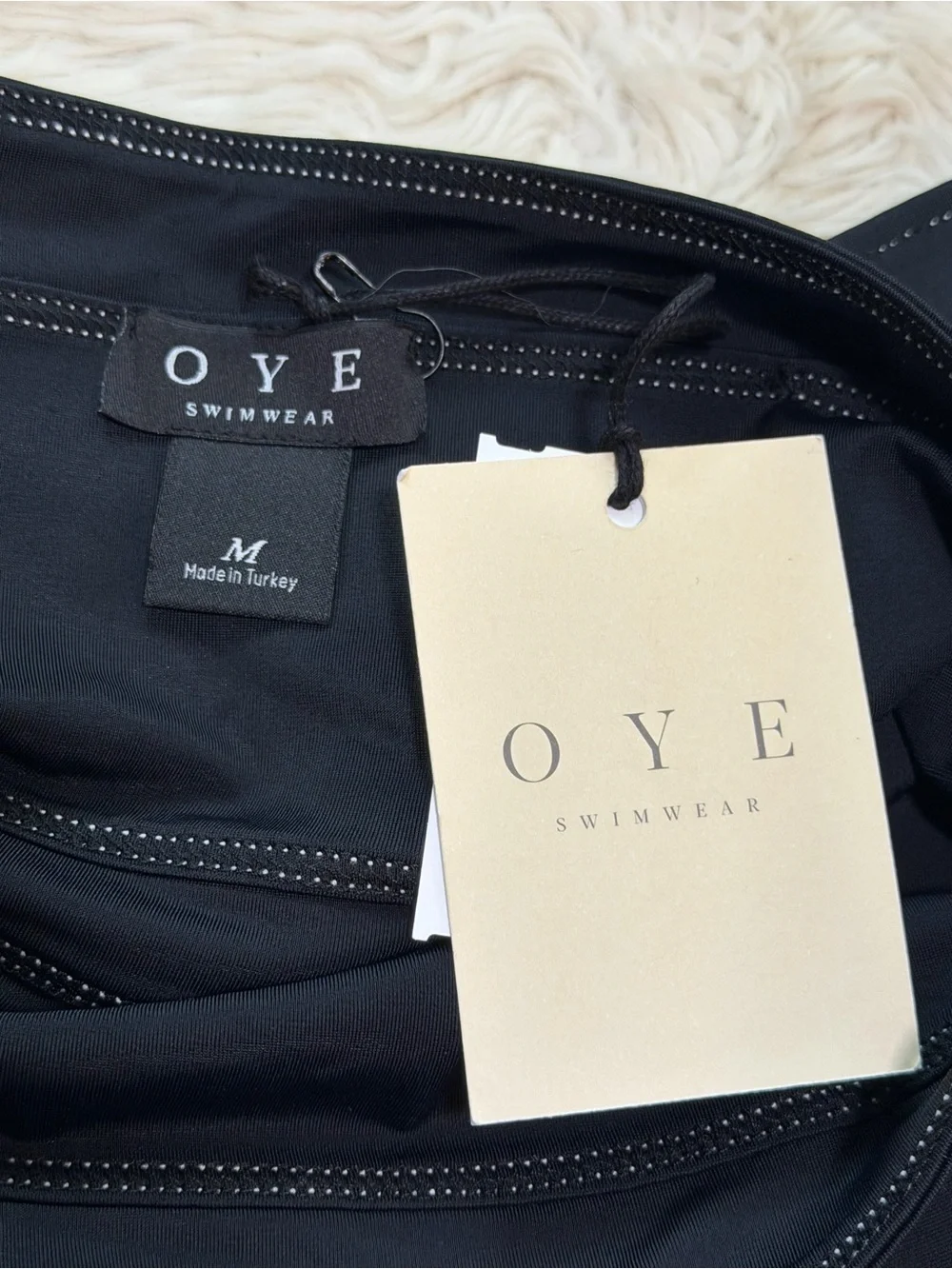 NWT OYE Swimwear Lavinia Bandeau Bikini Top - Size Medium